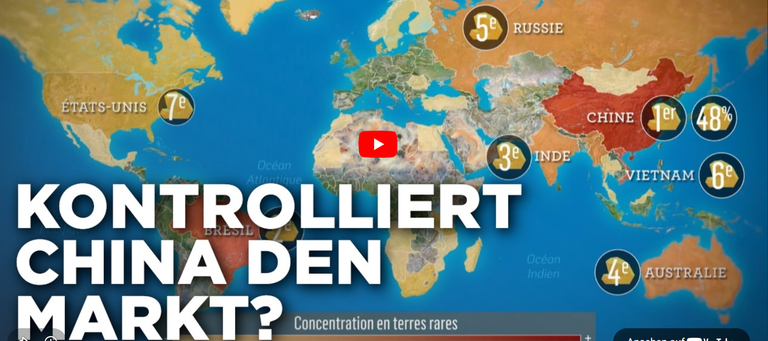 ARTE-Beitrag: Seltene Erden - Strategische Bedeutung | Mit offenen Karten
